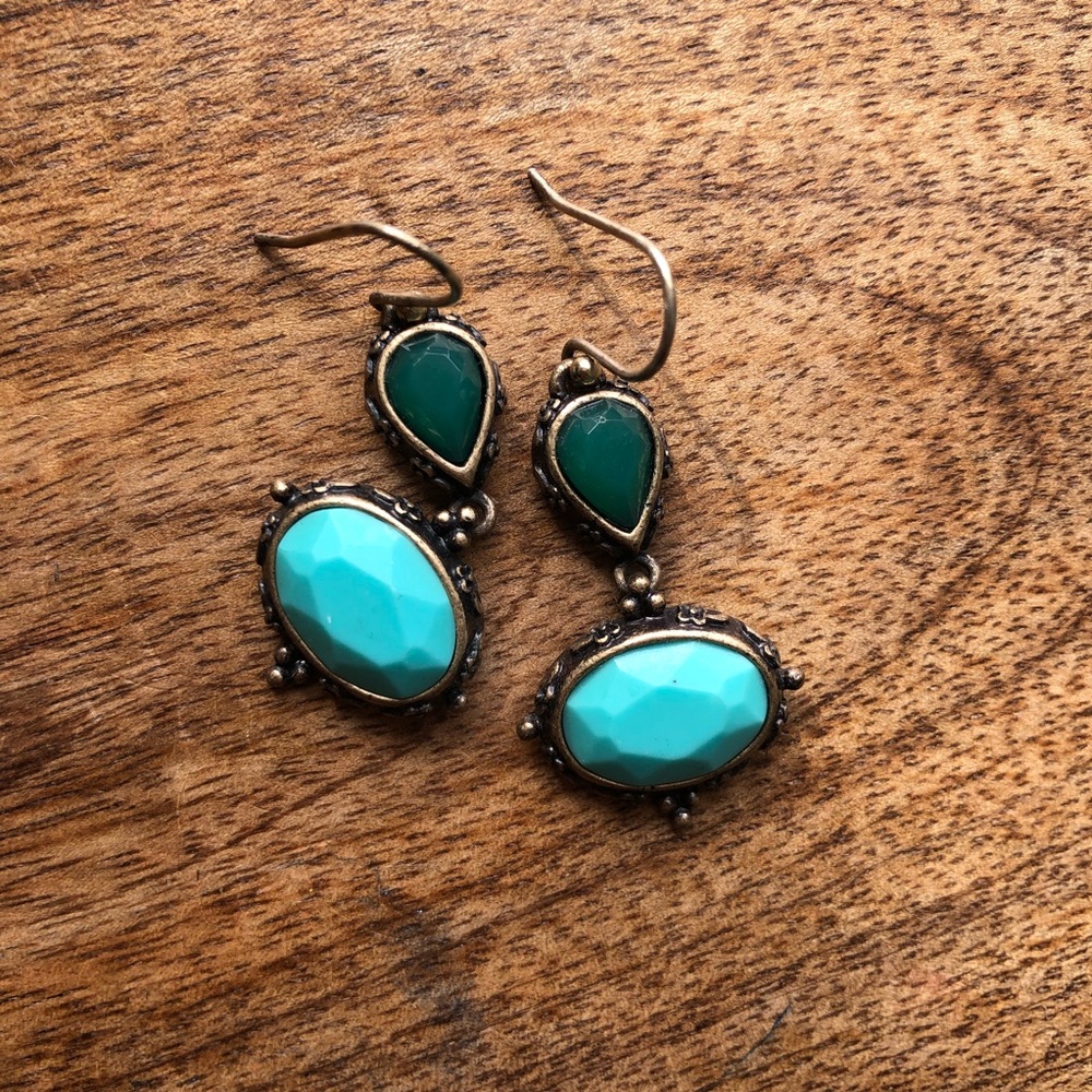 Lucky Brand turquoise earrings